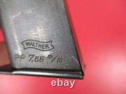 WWII German Army Walther PP Pistol Magazine Walther Banner 8rd. 32acp XLNT