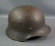 Wwii German Army Wehrmacht M40 Steel Combat Helmet Size Q64 W Linear Authentic