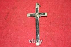 WWII German Army Wehrmacht Officers Big Pectoral Catholic Cross Pendant