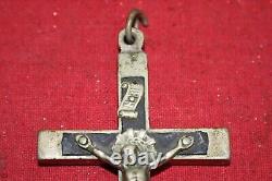 WWII German Army Wehrmacht Officers Big Pectoral Catholic Cross Pendant