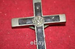 WWII German Army Wehrmacht Officers Big Pectoral Catholic Cross Pendant