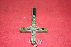 WWII German Army Wehrmacht Officers Big Pectoral Catholic Cross Pendant