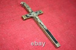 WWII German Army Wehrmacht Officers Big Pectoral Catholic Cross Pendant