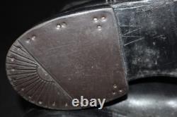 WWII German Army Wehrmacht Officers Black Leather Riding Boots Larger Sz Supple