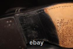 WWII German Army Wehrmacht Officers Black Leather Riding Boots Larger Sz Supple