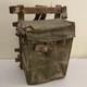Wwii German Army Wood Frame Radio Bag Tasche Wehrmacht Leather Rare 22 Axis