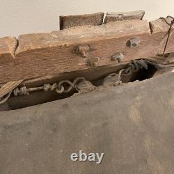 WWII German Army Wood Frame Radio Bag Tasche Wehrmacht leather RARE 22 Axis