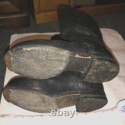 WWII German Army field boots 100% original NCO Leather soles with rubber heel