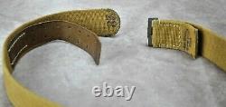 WWII German Army tropical webbed belt Wehrmacht officer US military Vet estate
