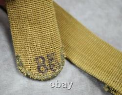 WWII German Army tropical webbed belt Wehrmacht officer US military Vet estate