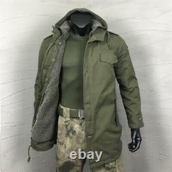 WWII German Coat Hooded Military Jacket Parka