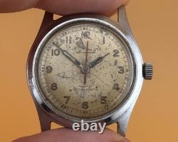 WWII German DH Military Watch H. Moser Vintage Swiss Army Wristwatch