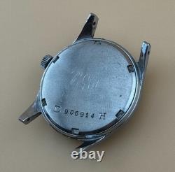 WWII German DH Military Watch H. Moser Vintage Swiss Army Wristwatch