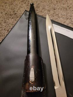 WWII German E. Pack & Sohne Solingen Short Army Dress Bayonet +Scabbard & Frog