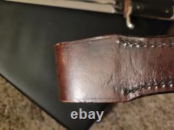 WWII German E. Pack & Sohne Solingen Short Army Dress Bayonet +Scabbard & Frog