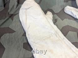 WWII German Early Wool Mittens for Reversible Parka Set Winter Army Wehrmacht