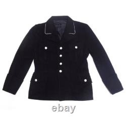 WWII German Elite Army 1932 M32 Black Wool Tunic Jacket Size 38 inch Repro