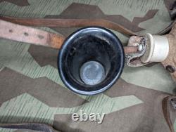 WWII German G&CL 39 1L Medical Canteen Complete Strap Bakelite Cup Cover Army