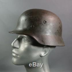 WWII German Germany Army Wehrmacht M40 Steel Combat Helmet Q64 Linear Authentic