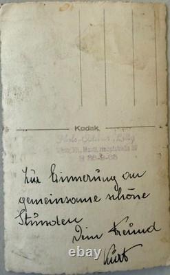 WWII German HEER (ARMY) Panzer Troope Uniform Portrait Photo Kodak Studio Vienna