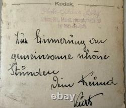 WWII German HEER (ARMY) Panzer Troope Uniform Portrait Photo Kodak Studio Vienna