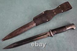 WWII German K98 Bayonet Army leather frog MATCHING US WW2 knife dagger Wehrmacht