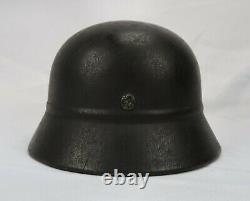 WWII German Luftschutz beaded m40 helmet soldier camouflage civilian steel army