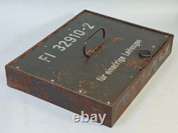 WWII German Luftwaffe Radio Cable Box Fl 32910-2 Army Group North Courland Attic