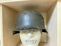 WWII German M35 Army Helmet With Liner (Re Issued)