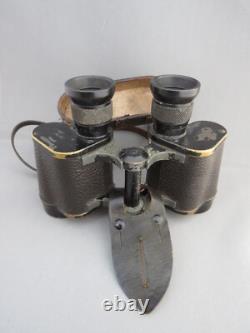 WWII German Military Dienstglas M H/6400 Rodenstock Binoculars 6x30