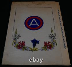 WWII German Occupation US 3rd Army Souvenir Picture Book BAVARIA, Handbound Cord