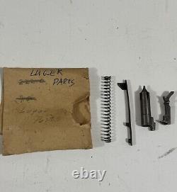 WWII German P08 Luger 9mm Pistol Ejector, Extractor, Firing Pin, Spring Parts