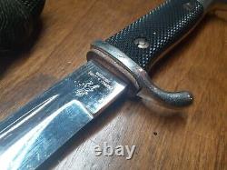 WWII German Parade / Officers Pack & Sohne Bayonet With Army Portapee And Frog