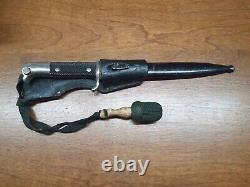 WWII German Parade / Officers Pack & Sohne Bayonet With Army Portapee And Frog