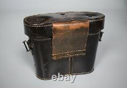 WWII German Pre-war 6x30 Dienstglas Binoculars Leather Case Original WW2 1935