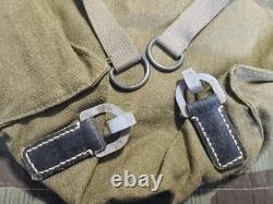 WWII German Rucksack M44 Missing Zelt Straps Backpack Assault Back Pack Army