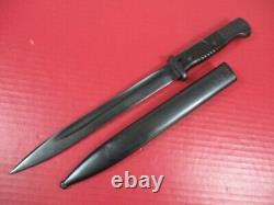 WWII German S84/98 Bayonet & Scabbard Mauser K98 Rifle Mrkd E. Pack&S. NICE #3