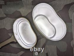 WWII German Unissued ESB42 Aluminum Mess Kit Matching Great Condition Army Heer