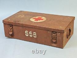 WWII German Verbandkasten Military First Aid Box Army Group North Courland Attic