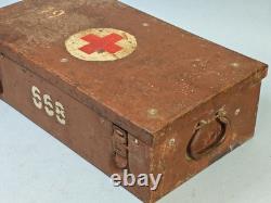 WWII German Verbandkasten Military First Aid Box Army Group North Courland Attic