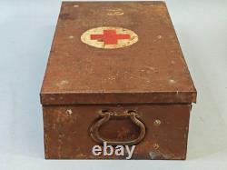 WWII German Verbandkasten Military First Aid Box Army Group North Courland Attic