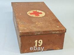WWII German Verbandkasten Military First Aid Box Army Group North Courland Attic