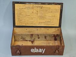 WWII German Verbandkasten Military First Aid Box Army Group North Courland Attic