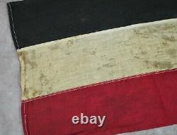 WWII German WW1 Imperial Tri Color parade flag banner veteran estate Weimar Army