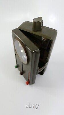 WWII German Wehrmacht Daimon 3 Colour Signal Flashlight ARMY Rare Torch