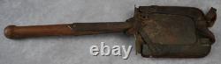 WWII German Wehrmacht Trench Field Shovel Leather Carrying Strap Equipment Army