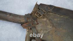 WWII German Wehrmacht Trench Field Shovel Leather Carrying Strap Equipment Army