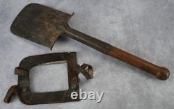 WWII German Wehrmacht Trench Field Shovel Leather Carrying Strap Equipment Army