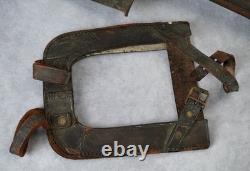 WWII German Wehrmacht Trench Field Shovel Leather Carrying Strap Equipment Army