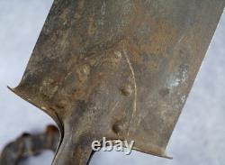 WWII German Wehrmacht Trench Field Shovel Leather Carrying Strap Equipment Army
